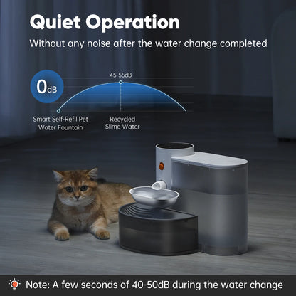 Wireless Stainless Steel Smart Cat Water Bowl 🐱💧