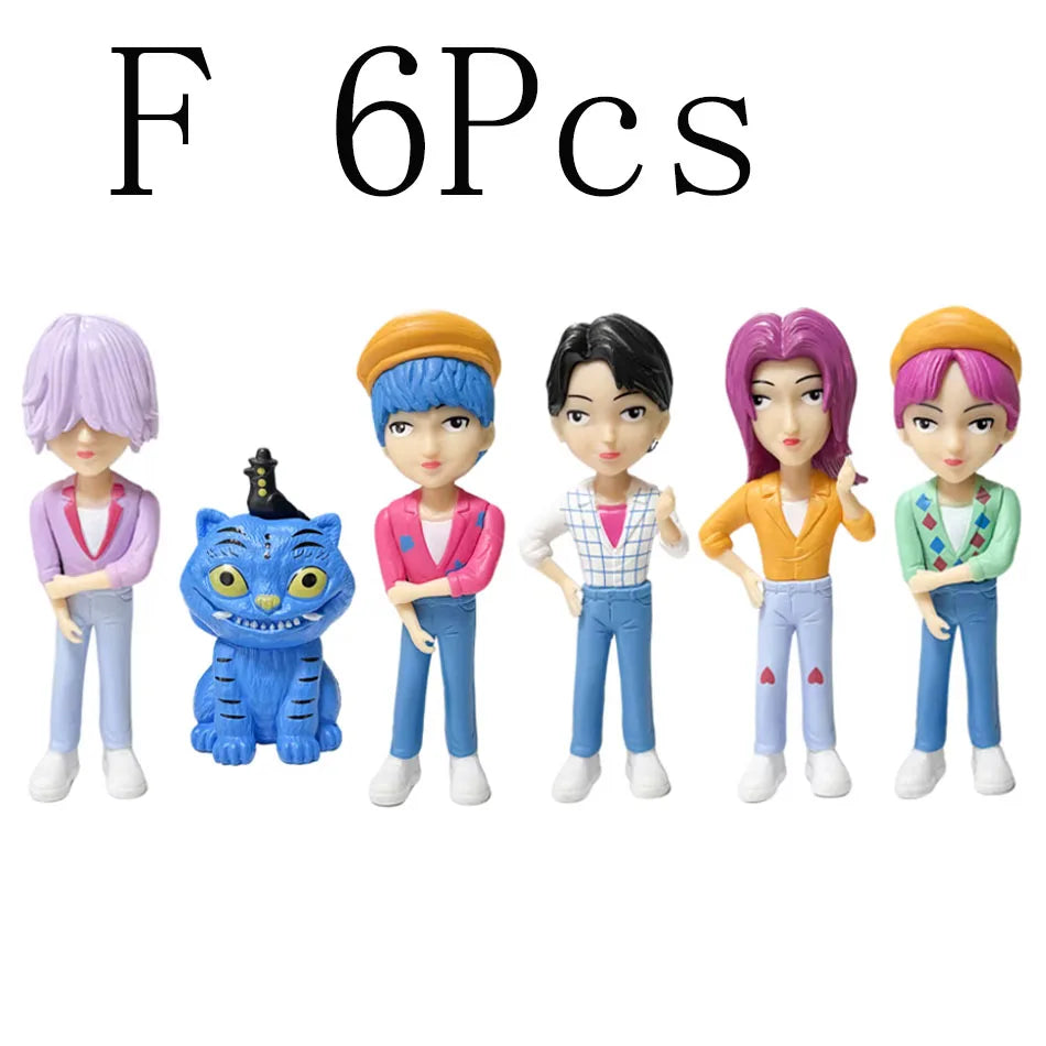 Hot Blind Box Anime K-Pops D-emon H-unters Girl Group RUMI MIRA ZOEY Figure Action Pvc Models Toy Ornament Gifts