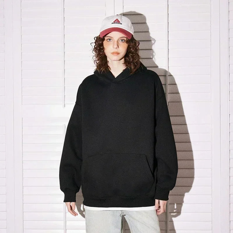 Pokemon Anime Gengar Cotton Hoodie Purple Character Print with Multiple Ghost Type Creatures Pattern Casual Streetwear