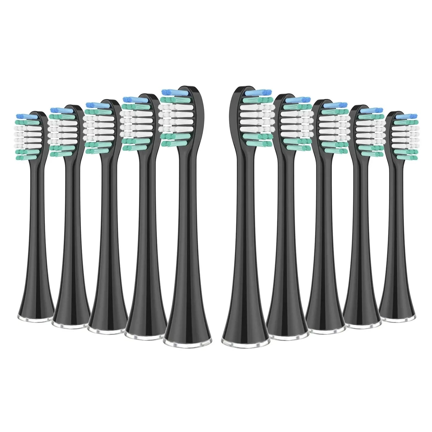 Replacement Toothbrush Heads for AquaSonic Black Series/Black Series Pro/Vibe Series ORCA AQUASONA Toothbrush Bristle Nozzle
