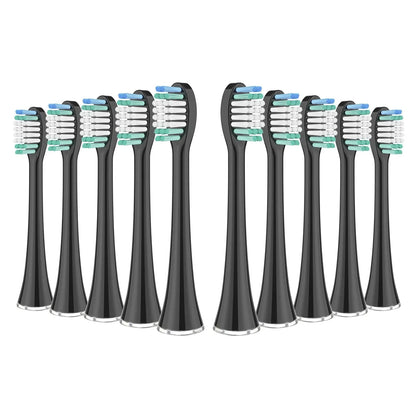 Replacement Toothbrush Heads for AquaSonic Black Series/Black Series Pro/Vibe Series ORCA AQUASONA Toothbrush Bristle Nozzle