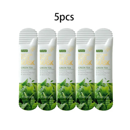LAIKOU Sleeping Face Mask Set: 5pcs Night Repair & Deep Hydration Combo