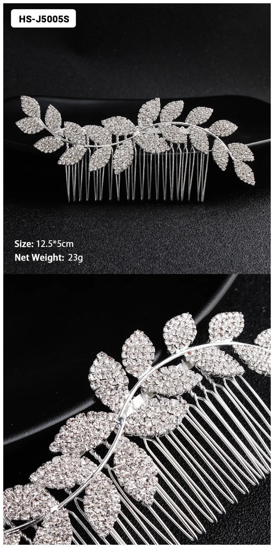Crystal Bridal Hair Comb.