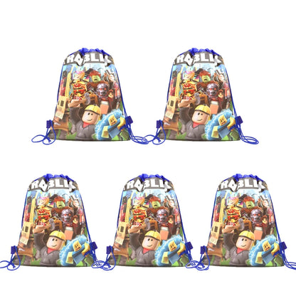Roblox Drawstring Party Bags Set (6–56pcs)