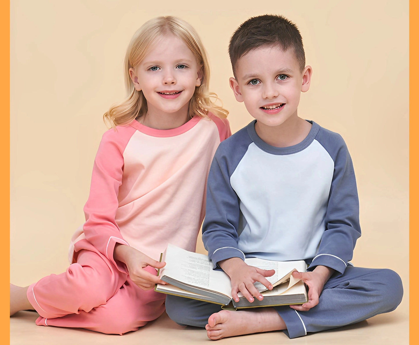 Kids' K-Pop HUNTRX Cotton Pajama Set: Long Sleeve Sleepwear for Girls & Boys