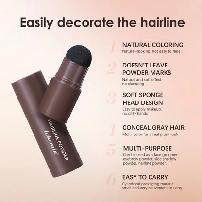 Lakerain Hairline Powder Filling Hair and Eyebrows Gaps Naturally Modify Long Lasting Holding Waterproof Sweat-proof Fine Powder
