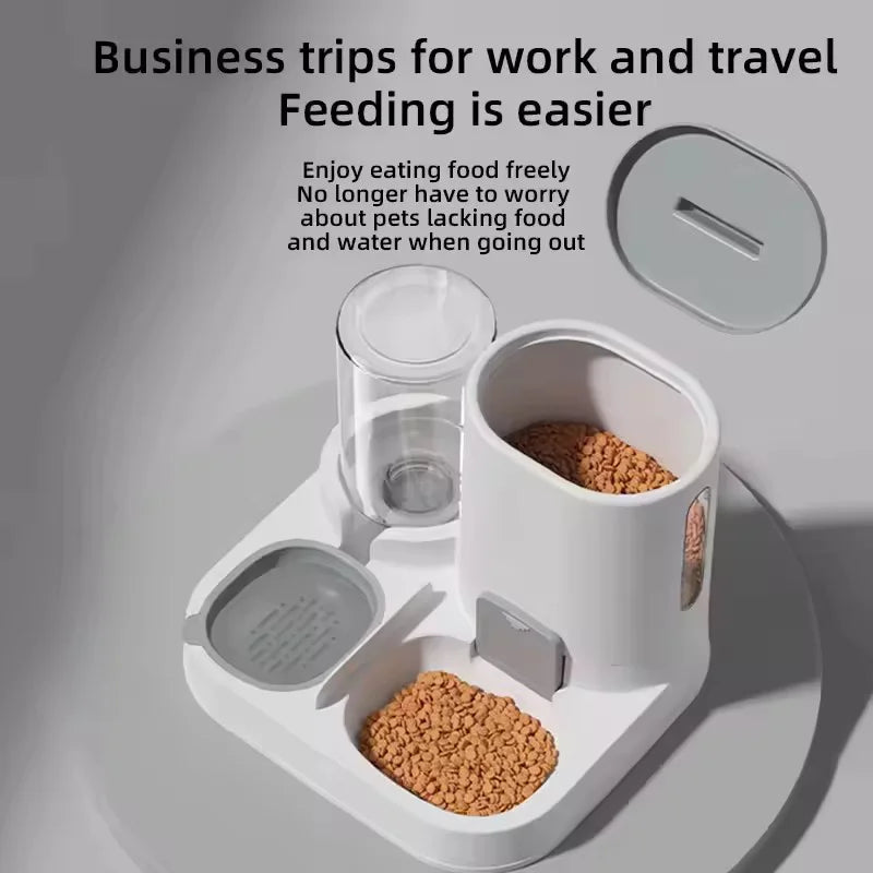 2-in-1 Cat Food & Water Bowl 🐱💧🍽️