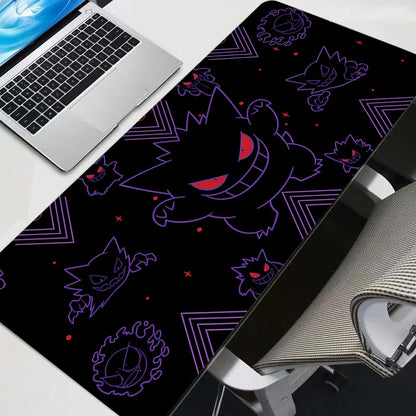 Pokémon Gengar "Vaporwave Shadow" XXL Gaming Mouse Pad: Psychadelic Purple Desk Mat