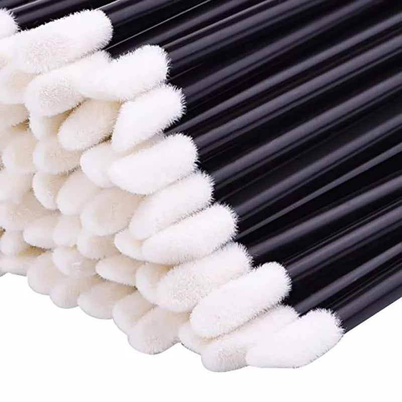 Wholesale 50/1000pcs Lip Brushes Applicators Eyelashes Brush Lipstick Brush Lip Gloss Applicator Wands Makeup Beauty Tool