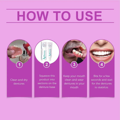 Seamless Fit Dental Adhesive Reusable Oral Health Care Denture Fixation Adhesive Comfortable Thermoplastic Denture Adhesive