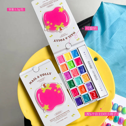 YOLLY 2026 New 18 Colors Multicolor Pat Pat Gel Fashion Long-Lasting High Quality Non-toxic UV Gel for Salon OEM/ODM Wholesale
