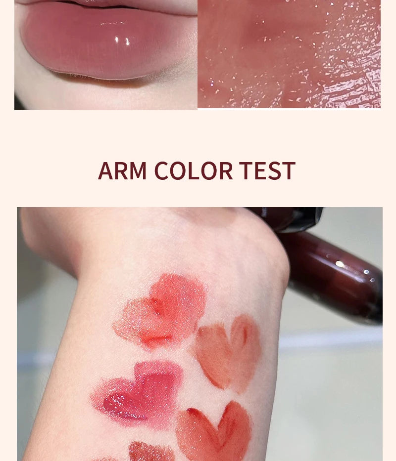 Red Brown Mirror Lip Glaze.