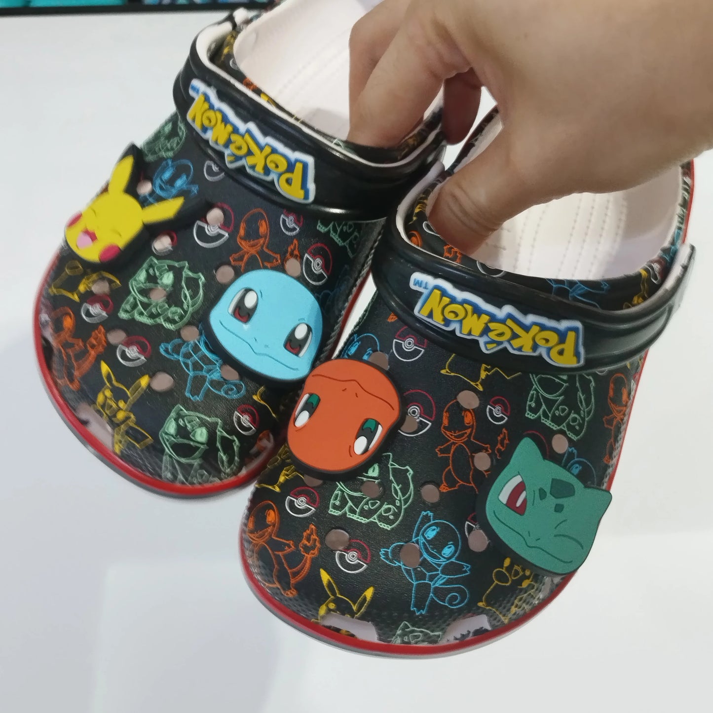 2026 Pokemon Series Peripheral Cute Slippers Eva Ultra-Light Soft Soles Versatile Comfortable Shoes Fpr Boys And Girls