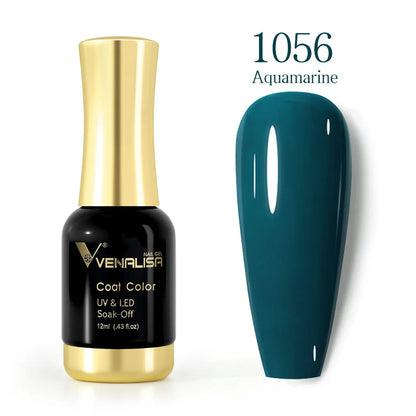 VENALISA Nail Gel Varnish TPO FREE Soak Off UV LED Organic Odorless Enamels Nail Art Colors 12ml 120Colors UV Gel Nail Polish