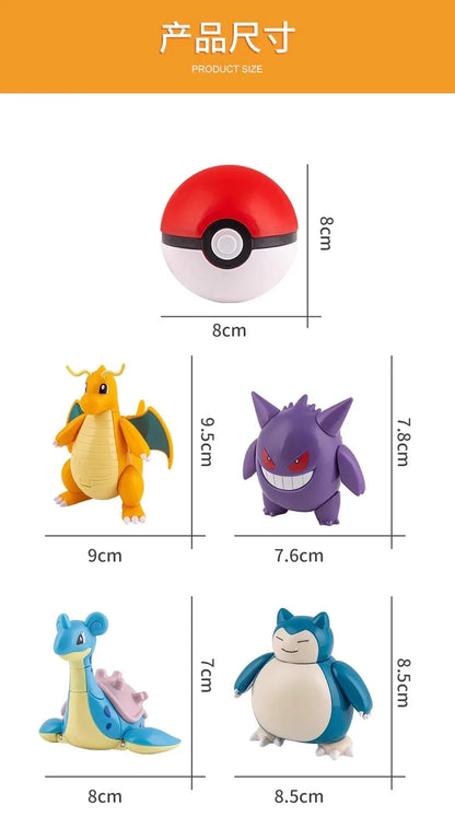 Pokémon Action Figure Set.