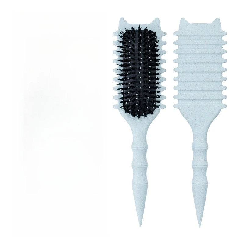 WANMEI Salon Styling Curly Hair Styling Brush Curl Hair Brush for Combing and Shaping  Curls Reduce Pulling Tools