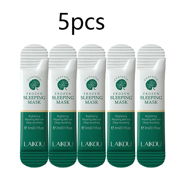 LAIKOU Sleeping Face Mask Set: 5pcs Night Repair & Deep Hydration Combo