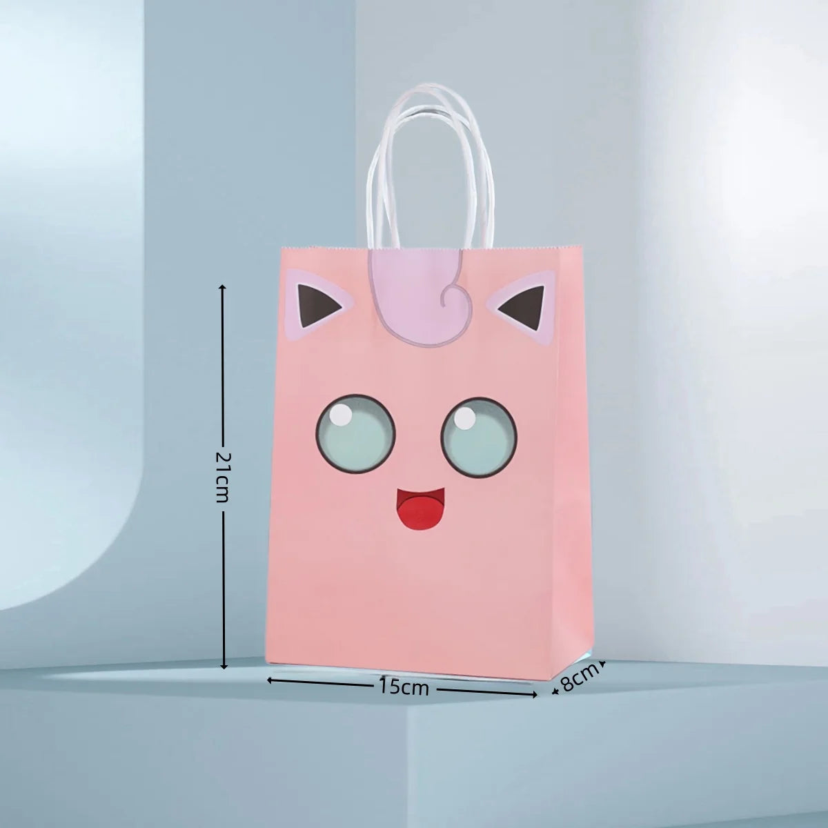Pokemon Gift Bags Pikachu Hand-held Paper Packing Treat Bag Anime Kraft Paper Bag Gift Packaging Party Festive Supplies Kids Toy