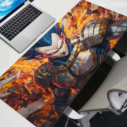 Vegeta Dragon Ball Z 90x40cm XXL Rubber Large PC Mousepad Gamer Gaming Mouse Pads Desk Keyboard Mat Computer Laptop DBZ Mat