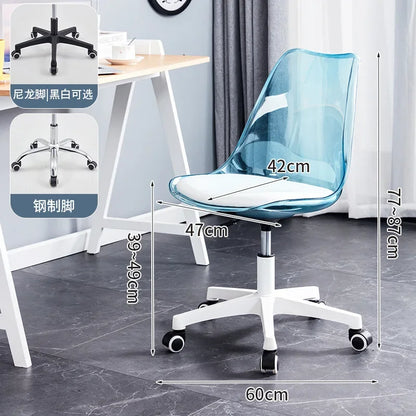 Transparent Swivel Office Chair