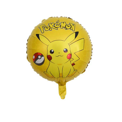 Pokemon Themed Cartoon Pikachu Birthday Party Children's Bag Balloon Decoration Paper Bag Cake Box Baby Shower