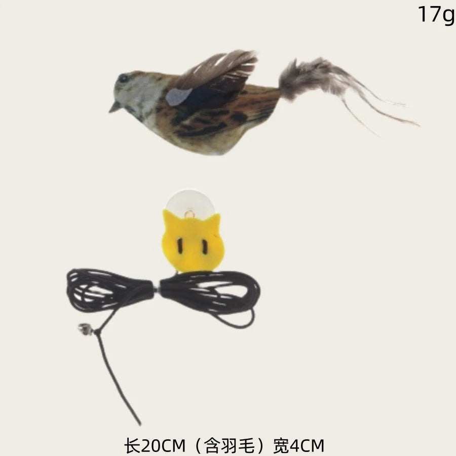 Swinging On The Swing Hanging The Door Cat Teaser Stick Elastic Rope Extendable Cat Toy