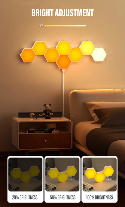 RGB Hexagon Wall Light 🔷🌈