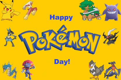 Pikachu Photography Backdrop For Kids Birthday Party Supplies Background Cake Table Decor Banner Room Decoration Poster