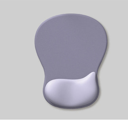 Comfortable Mouse Pad with Gel Wrist Rest Ergonomic Mouse Pad for Pain Relief Smooth Wrist Support Surface and Non-Slip PU Base