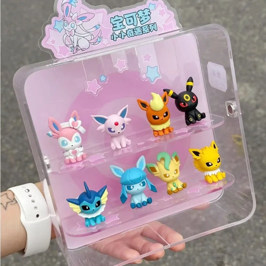 New in Stock Genuine Funism Pokémon Eevee Little Adventure Mini Figure Ornament  Animation Peripheral Gift
