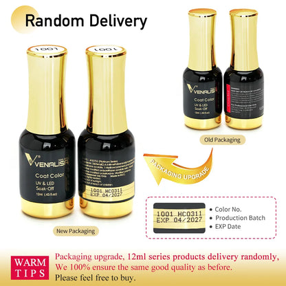 120pcs*12ml VENALISA Gel Varnish Whole Set Nail Salon Used Gel Polish Kits Luxury Color Palette Shining Glitter Starry Soak Off