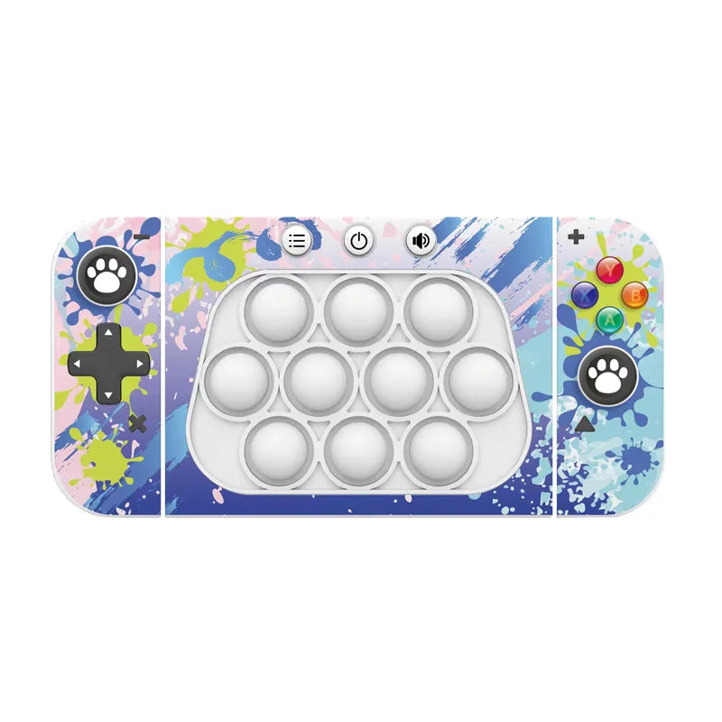 Pokemon Pikachu Stitch Quick Push Game Console Stress Toys Puzzle Game Machine Party Electronic Sound Finger Hamster  Gifts