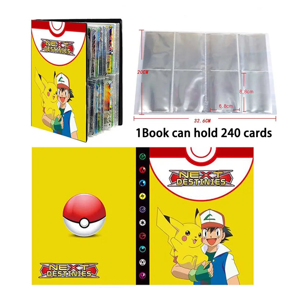 POKEMONES Cards Album Book 240Pcs Card Album Creativity.