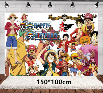 One Piece Luffy Foil & Latex Birthday Balloon Set 🎉🏴‍☠️