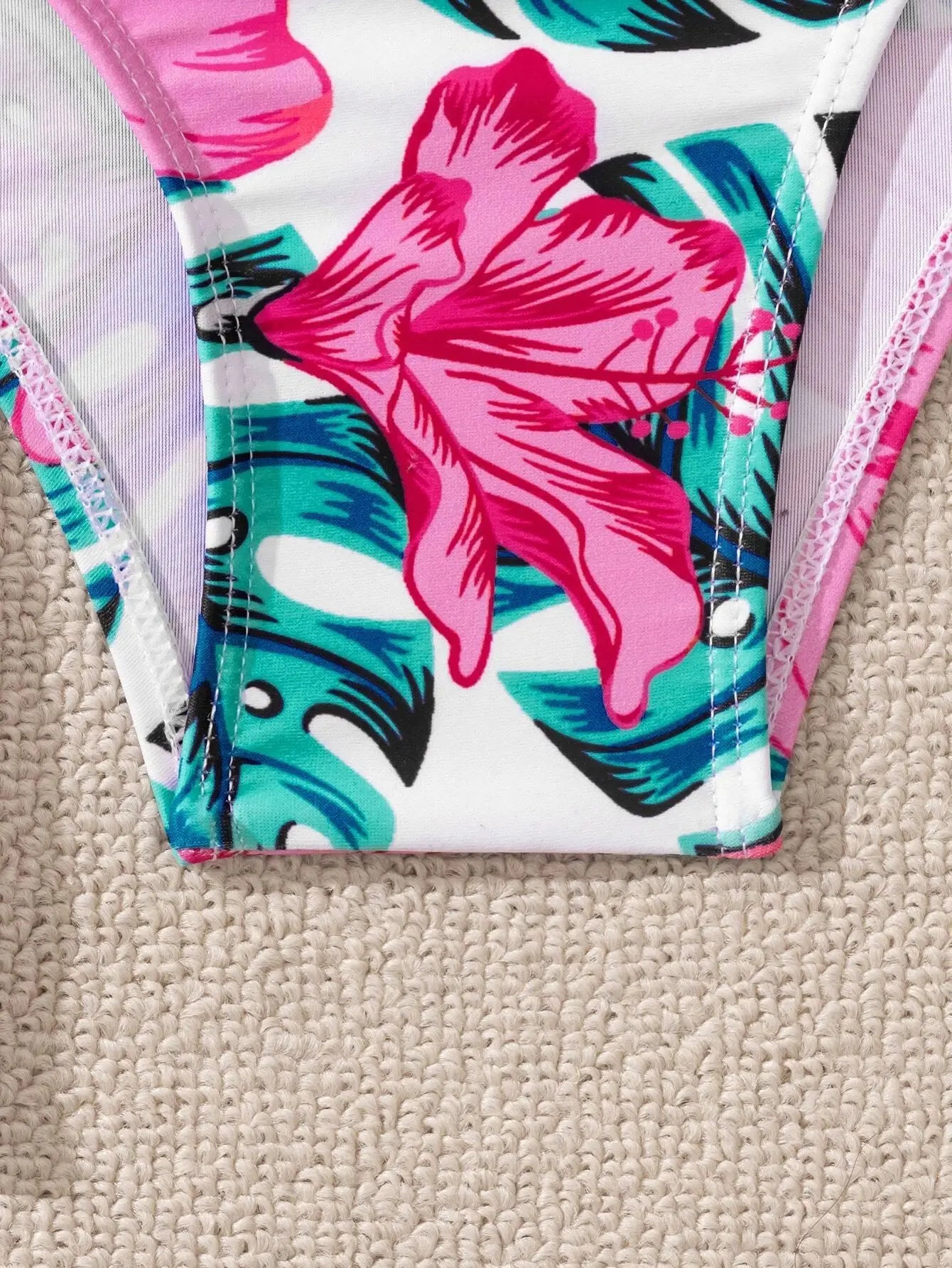 Three Pieces Bikini Set Cover Up Women 2023 New Push Up Twist Swimsuit Print Long Sleeve Swimwear Biquini Bathing Suit Summer