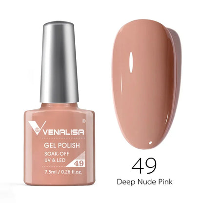 Venalisa VIP4 Nail Gel Polish HEMA/TPO FREE Full Coverage Beautiful Semi Permanent Soak Off UV LED Gel Nail Polish Gel Lacquer