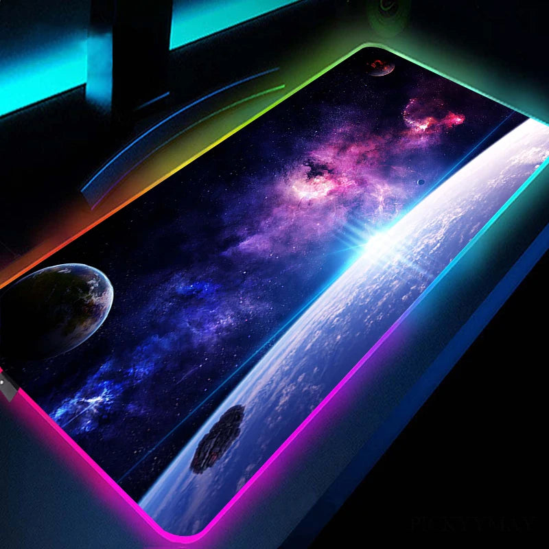 CosmicGlow RGB Desk Mat