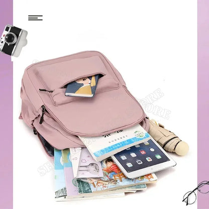 2026 Pokemon Pikachu School Bag Cartoon Anime Boys Girls Knapsack Teenager Backpack Student BookBag Rucksack Birthday Gift