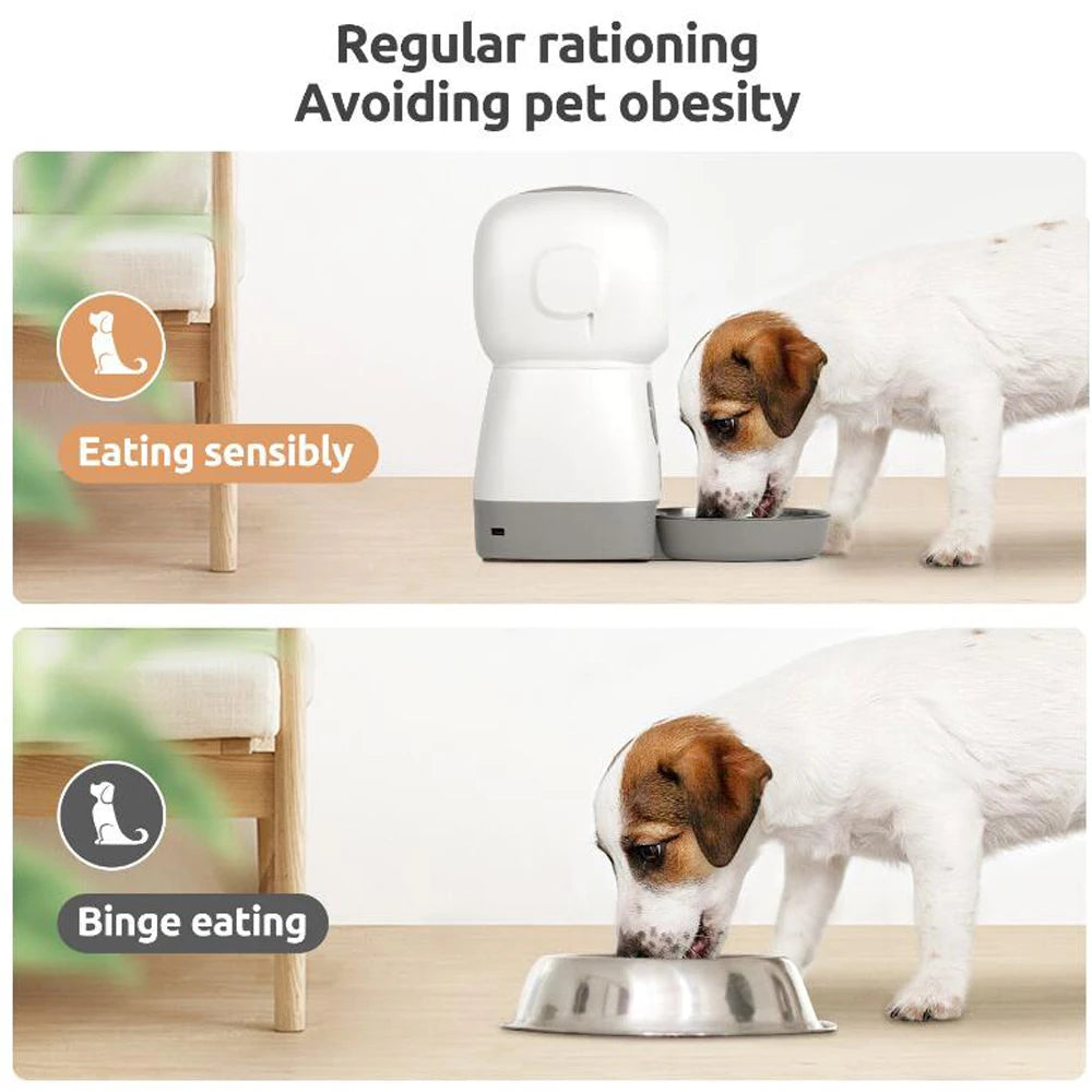 WiFi Smart Automatic Pet Feeder 3.5L 🐱📱