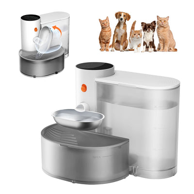 Wireless Stainless Steel Smart Cat Water Bowl 🐱💧