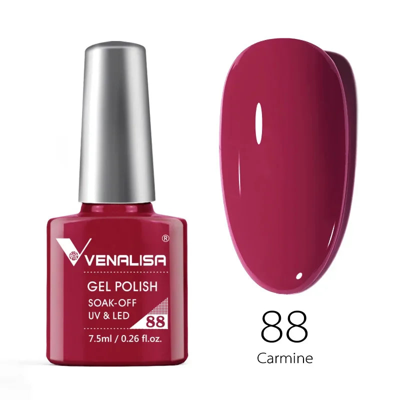 Venalisa VIP4 Nail Gel Polish HEMA/TPO FREE Full Coverage Beautiful Semi Permanent Soak Off UV LED Gel Nail Polish Gel Lacquer