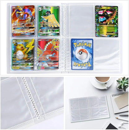 Pokemon Transparent Card Binder Album 4 Pocket 9 Pocket