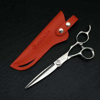 HISADA hairdressing scissors	professional barber scissors 6.0  Inch scissors VG10 material professional barber scissors