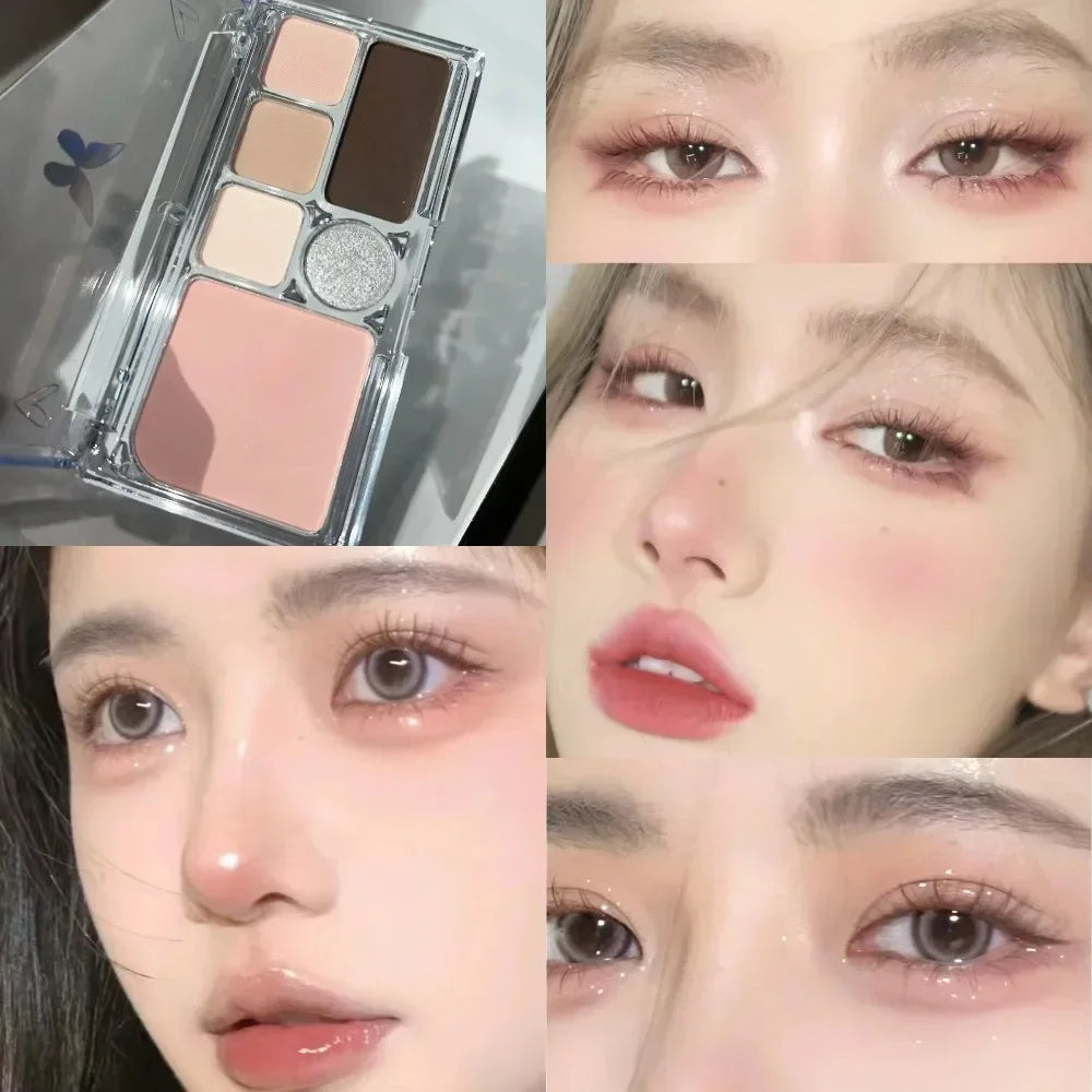 6 Color Glitter Palette.