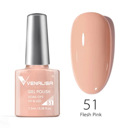Venalisa VIP4 Nail Gel Polish HEMA/TPO FREE Full Coverage Beautiful Semi Permanent Soak Off UV LED Gel Nail Polish Gel Lacquer