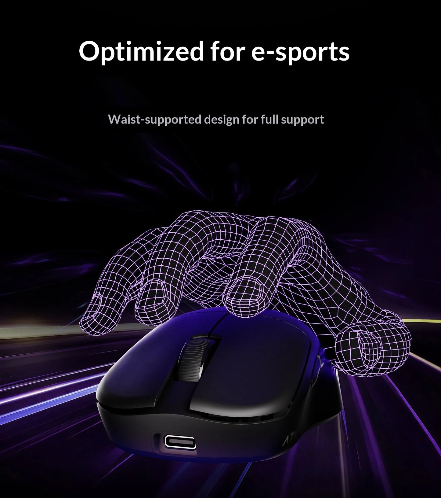 NEW ATK U2/V2 PAW3950 8K Wireless Gaming Mouse 3mode Double 39g Lightweight E-Sport Mouse Custom Accessory Computer Office Work