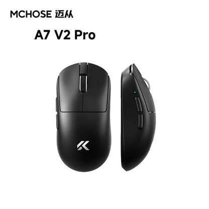 New Mchose A7 & A7v2 Advanced Lightweight Wireless Mouse Tri-Mode Connection Gaming Office Mouse Christmas Gift For Boys