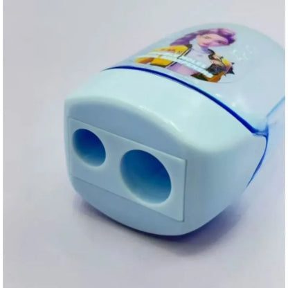 Cartoon Anime Girl Pencil Sharpener, Compact Lightweight Student Stationery School Supplies for Kids Gift