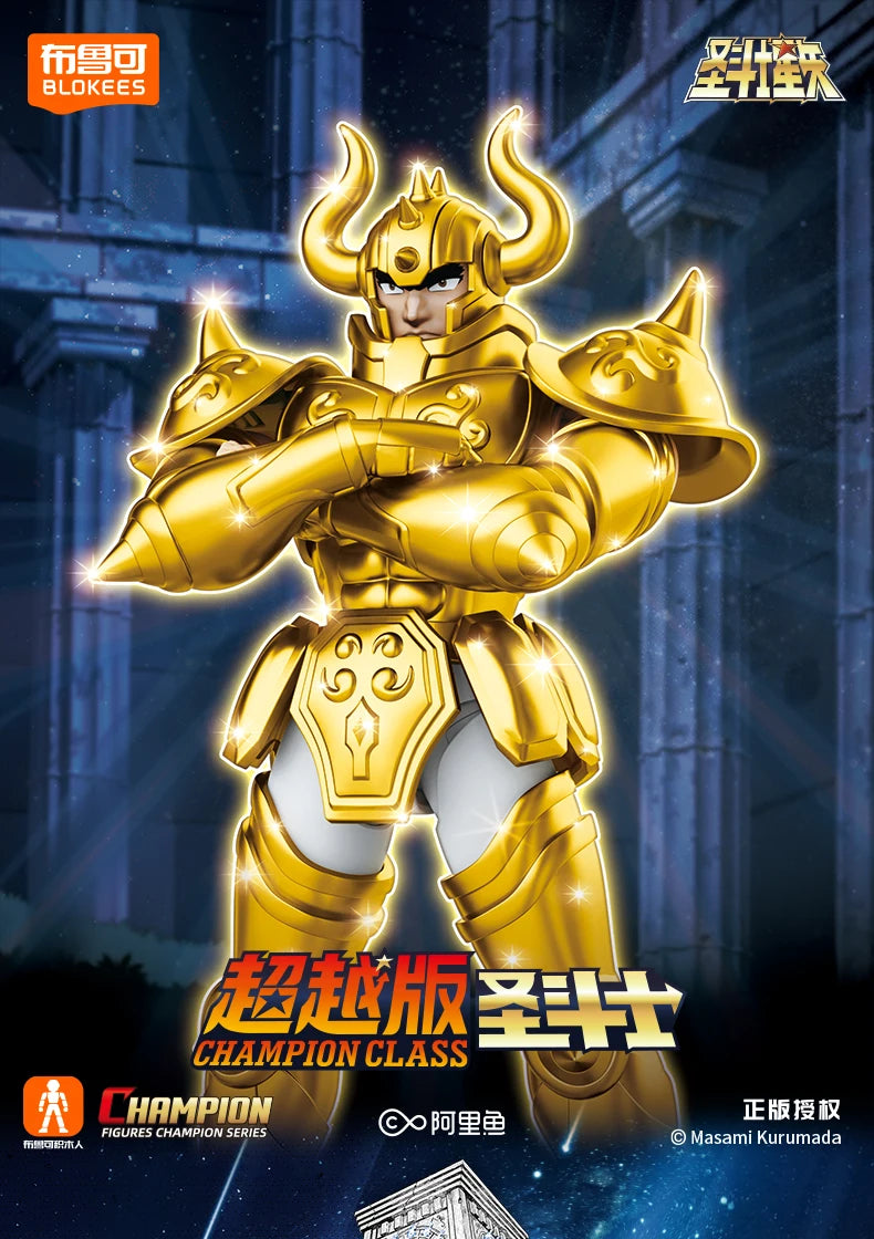 Original BLOKEES Saint Seiya Sagittarius Seiya Pegasus Aiolos Tenma Pegasus Action Figure Toy Assembly Figure Toys Gift