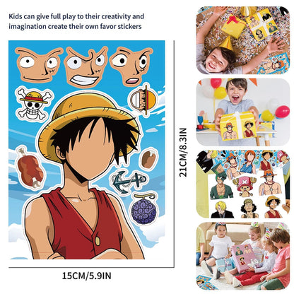 One Piece Sticker Face